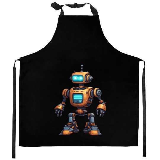 Robot / Machine / AI / Innovation / Computer Kitchen Aprons