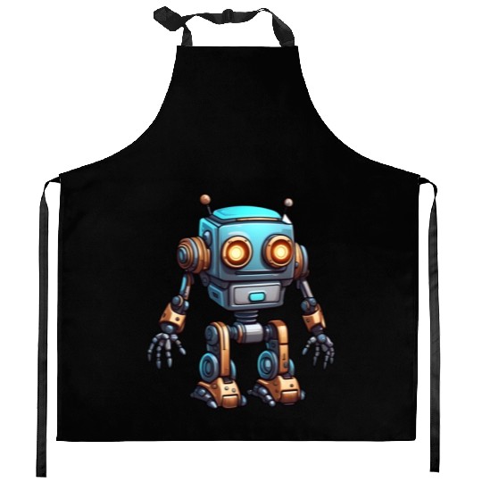Robot / Machine / AI / Innovation / Computer Kitchen Aprons