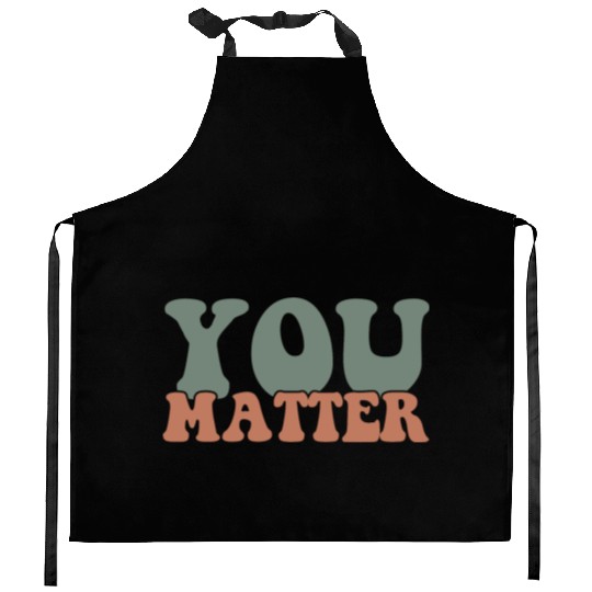 Dear Person Behind Me Message front Kitchen Aprons