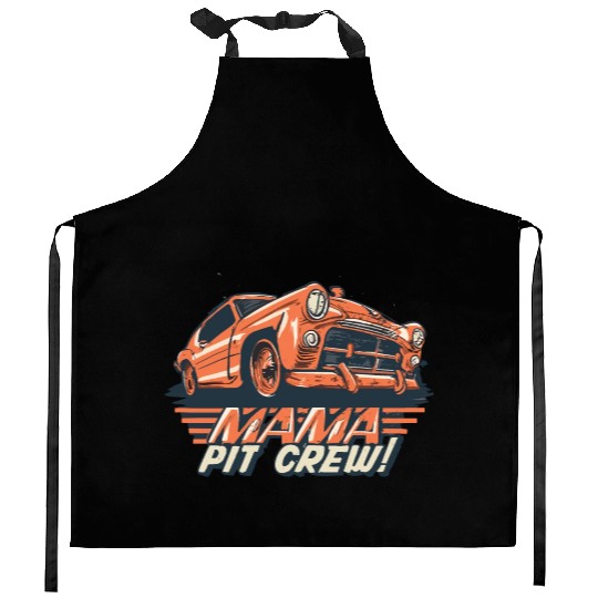 Matching Family Race Car Pit Crew Mama Kitchen Aprons