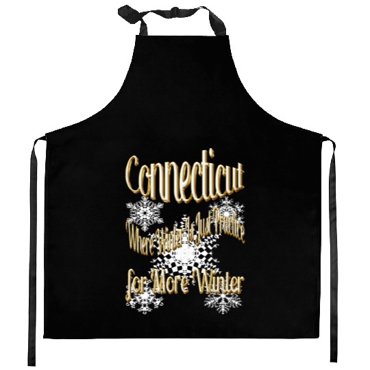 Connecticut winter Kitchen Aprons