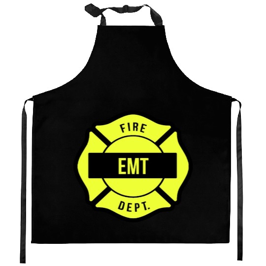 EMT emergency medical technician Kitchen Aprons