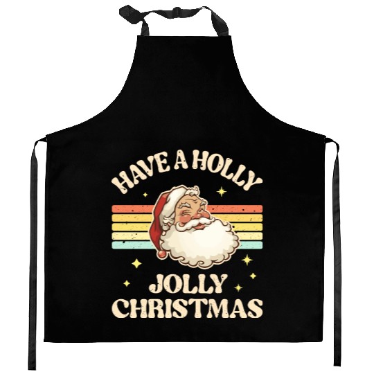 Have A Holly Jolly Christmas Kitchen Aprons