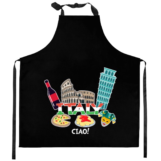 I LOVE ITALY Kitchen Aprons