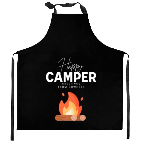 Happy Camper Kitchen Aprons