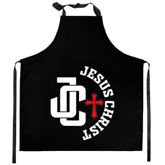 JC Love Jesus Christ Christian Christmas Kitchen Aprons