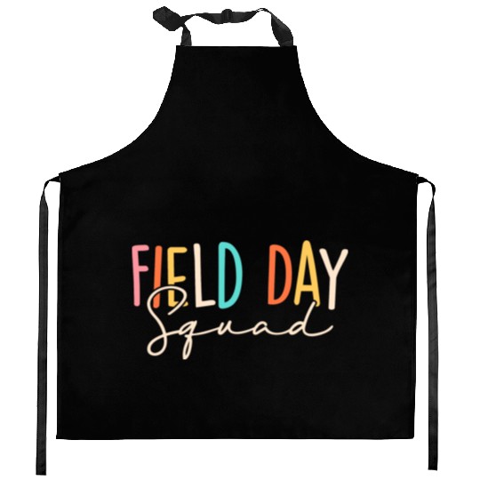 Field Day Squad Cool Student Teacher Last Day Of Kitchen Aprons