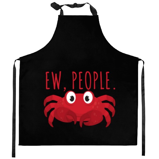 Ew People Sea Crab Kitchen Aprons
