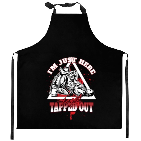 Funny Brazilian Jiu Jitsu BJJ Martial Arts Kitchen Aprons