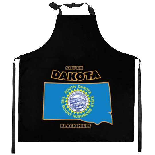 South Dakota - Flag Kitchen Aprons