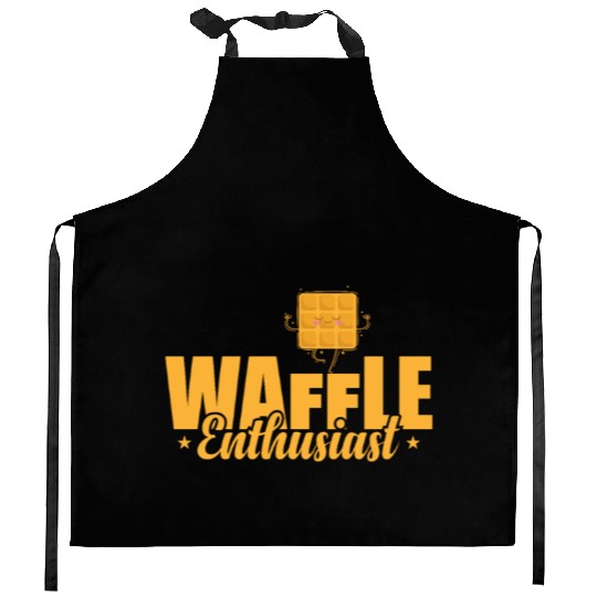 Waffle Enthusiast Snack Pastry Baker Kitchen Aprons