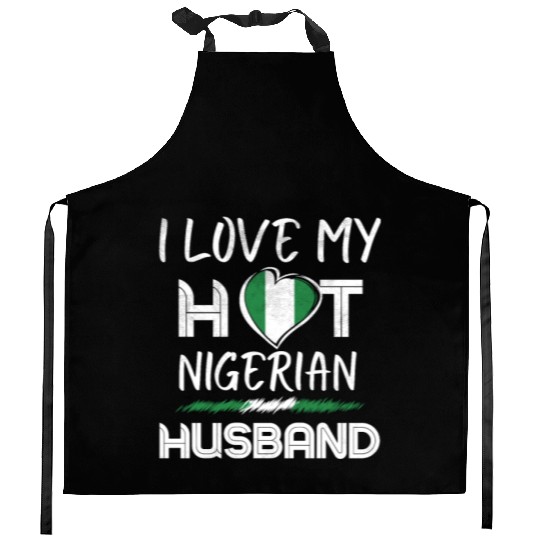 Nigerian Husband Proud Wife Kitchen Aprons
