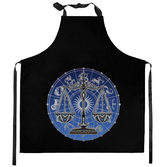 Libra Zodiac star sign horoscope Astrology Kitchen Aprons