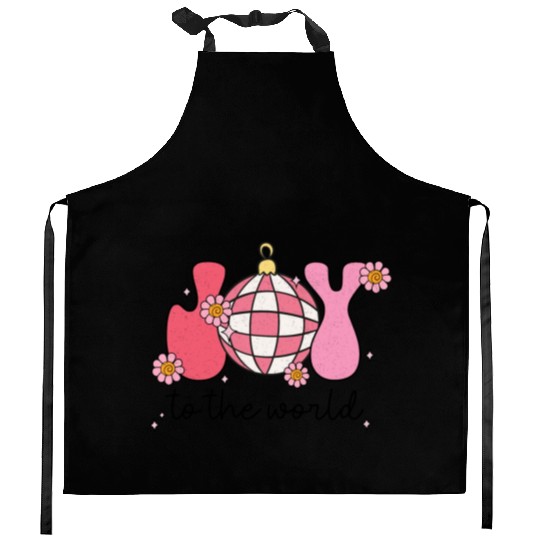 JOY TO THE WORLD Kitchen Aprons