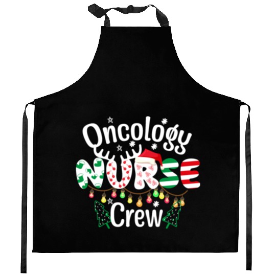 One merry Oncology Nurse Christmas Kitchen Aprons
