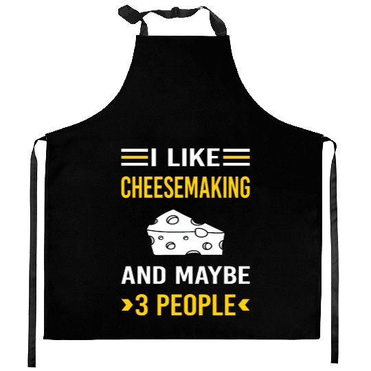 3 People Cheesemaking Cheesemaker Cheese Kitchen Aprons
