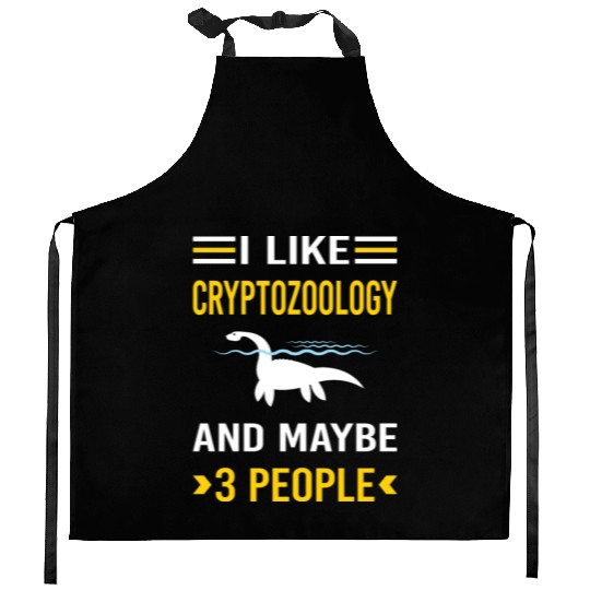 3 People Cryptozoology Cryptid Cryptids Kitchen Aprons