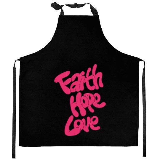 Hopeful Hearts Embrace Kitchen Aprons