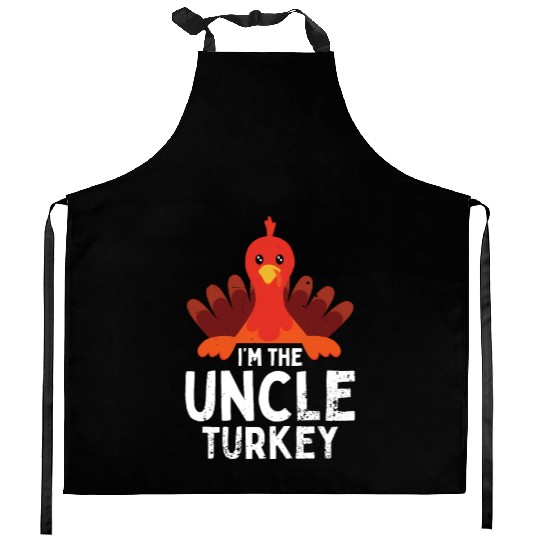 I'm the Uncle Turkey Kitchen Aprons