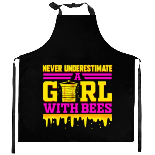 Beekeeper Funny Bee Gift for Girls Honey Kitchen Aprons