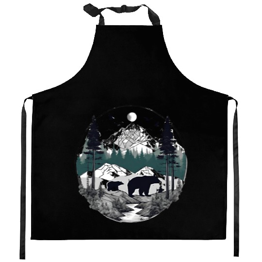 Wilderness Bond Kitchen Aprons