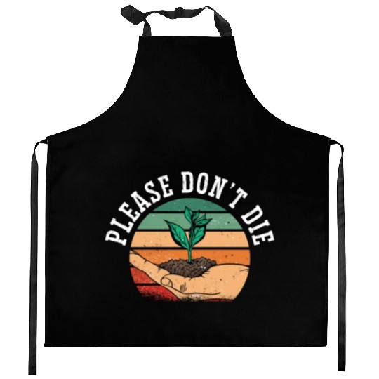 Botany Please Don't Die Indoor Plants Botanical Kitchen Aprons