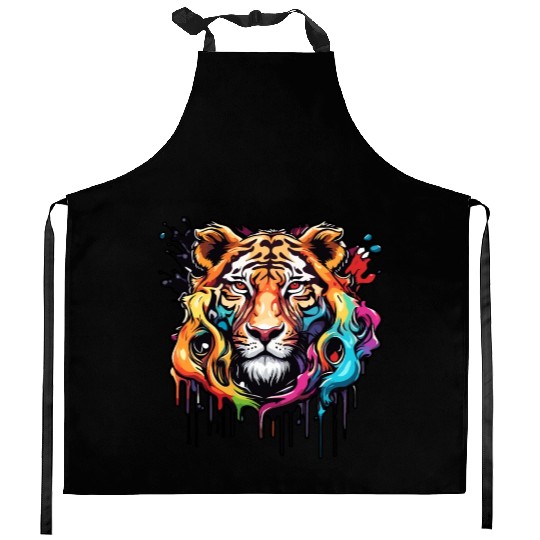 Tiger / Animal / Safari / Wild / Animal Print Kitchen Aprons
