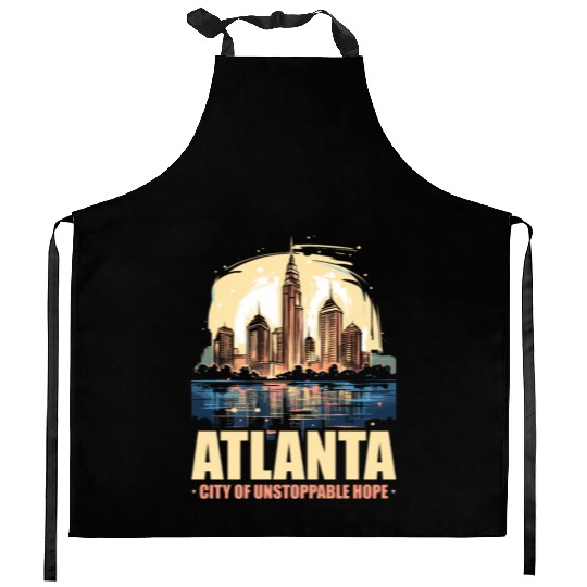 Atlanta City Georgia USA America United States Kitchen Aprons