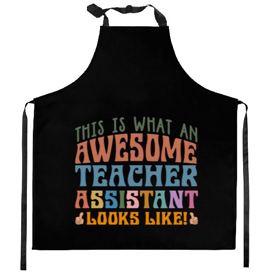 Teacher Assistant Kitchen Aprons
