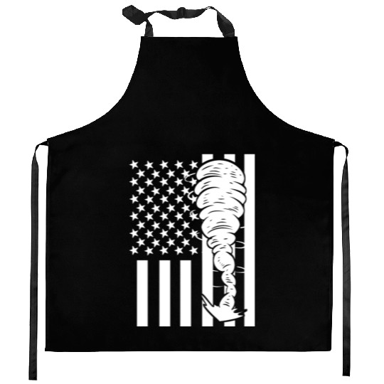 Tornado Fan Chaser TV Reporter Gift Kitchen Aprons