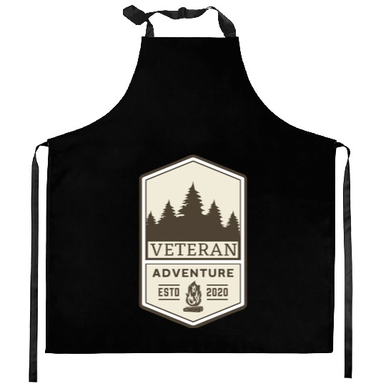 veteran adventure Kitchen Aprons