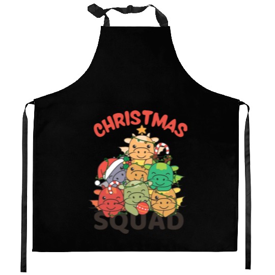 Dragon Christmas Tree Christmas Squad Dragon Kitchen Aprons