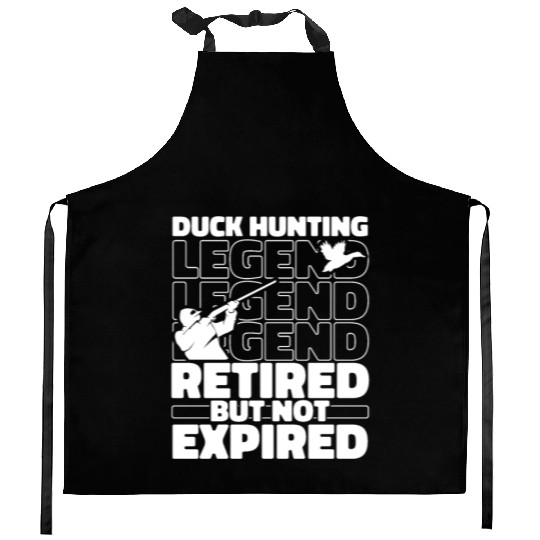 Duck Hunting Retired Kitchen Aprons
