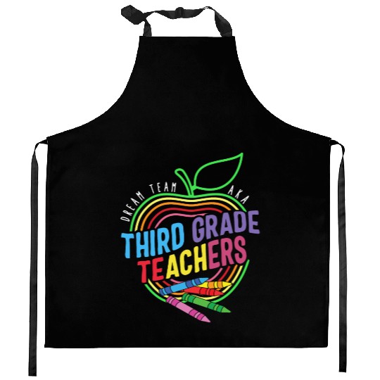 Teacher Kitchen Aprons, Dream Team Aka Third Grade