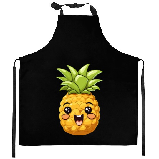 Cute Funny Pineapple Summer Kawaii Gift Kitchen Aprons