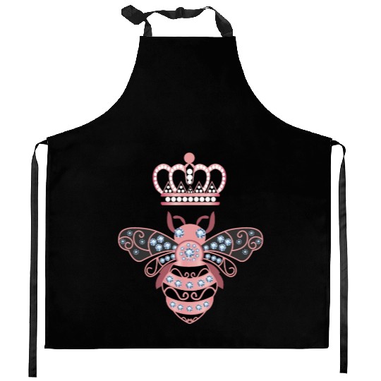 Queen Bee Crown Women Hive Beekeeping Bee Women Kitchen Aprons