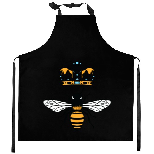 Queen Bee Crown Women Hive Beekeeping Bee Women Kitchen Aprons
