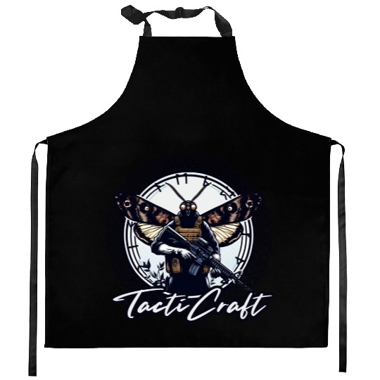 Mothman Operator Kitchen Aprons