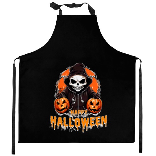 Halloween Art. Kitchen Aprons