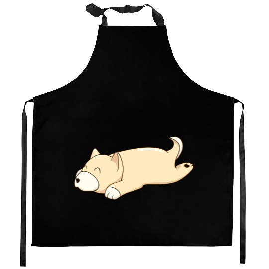 Doggo Puppy Sploot Dog Lover Kitchen Aprons