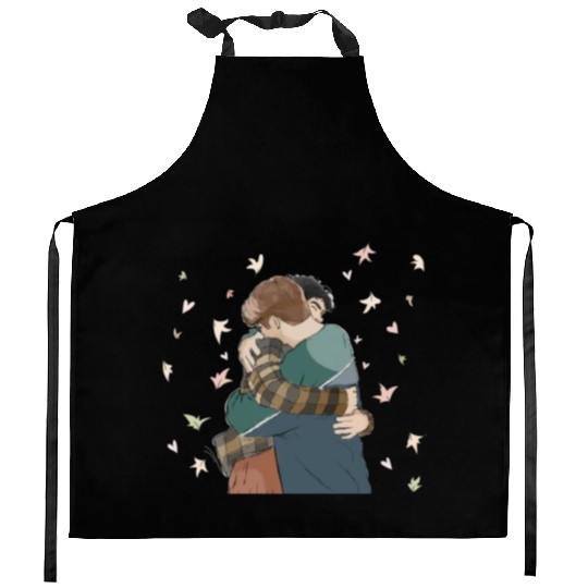Heartstopper in love Kitchen Aprons