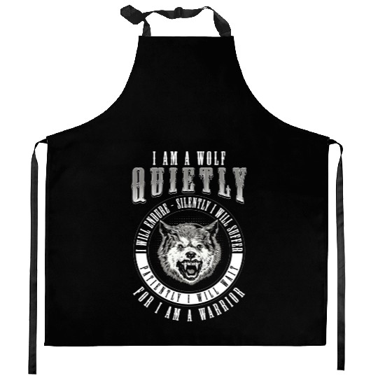 Wolves Forest Wilderness Predator Kitchen Aprons