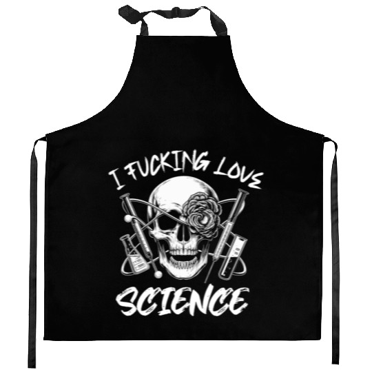 I Fucking Love Science Chemistry Kitchen Aprons