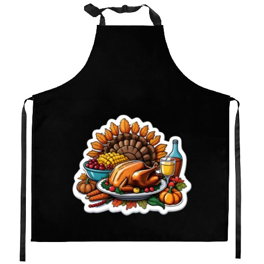 Grateful Gatherings| Embracing the Spirit of Famil Kitchen Aprons