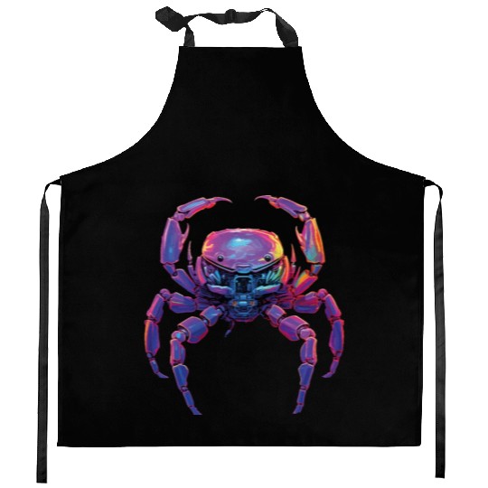 Robo-crab Kitchen Aprons