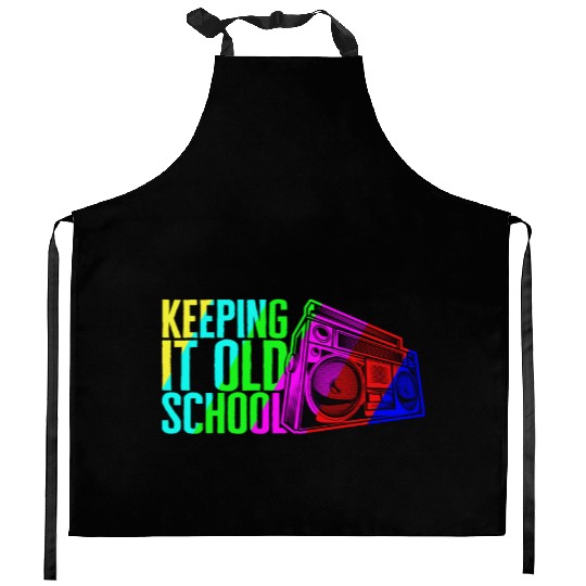 Music Kitchen Aprons, Keeping It Old School Stereo Retro