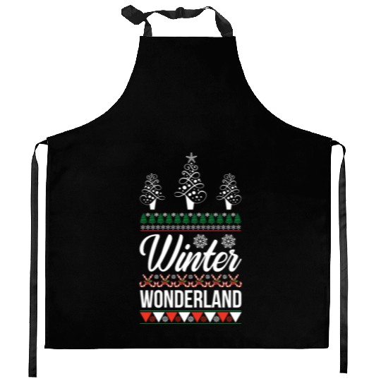 Winter Wonderland Kitchen Aprons