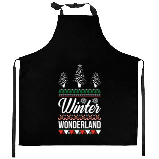 Winter Wonderland Kitchen Aprons