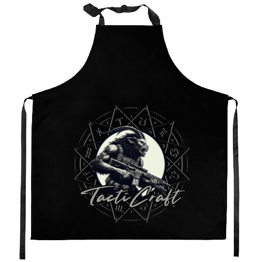 Goatman Astrology Star Magick Kitchen Aprons