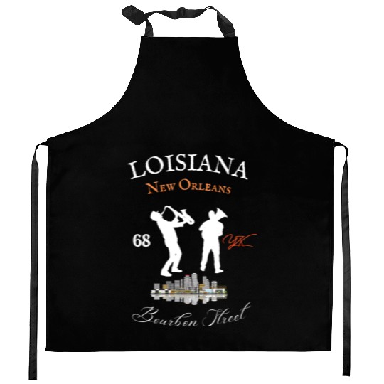 Louisiana New Orleans Bourbon street Kitchen Aprons